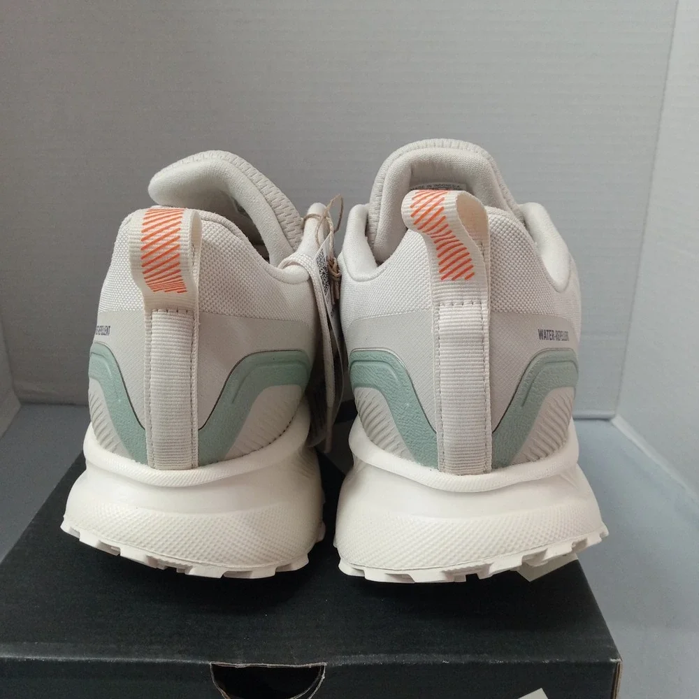 Adidas Runfalcon 5 TR W Shoes Womens Size 9 Beige Water Repellent Trail JP7625